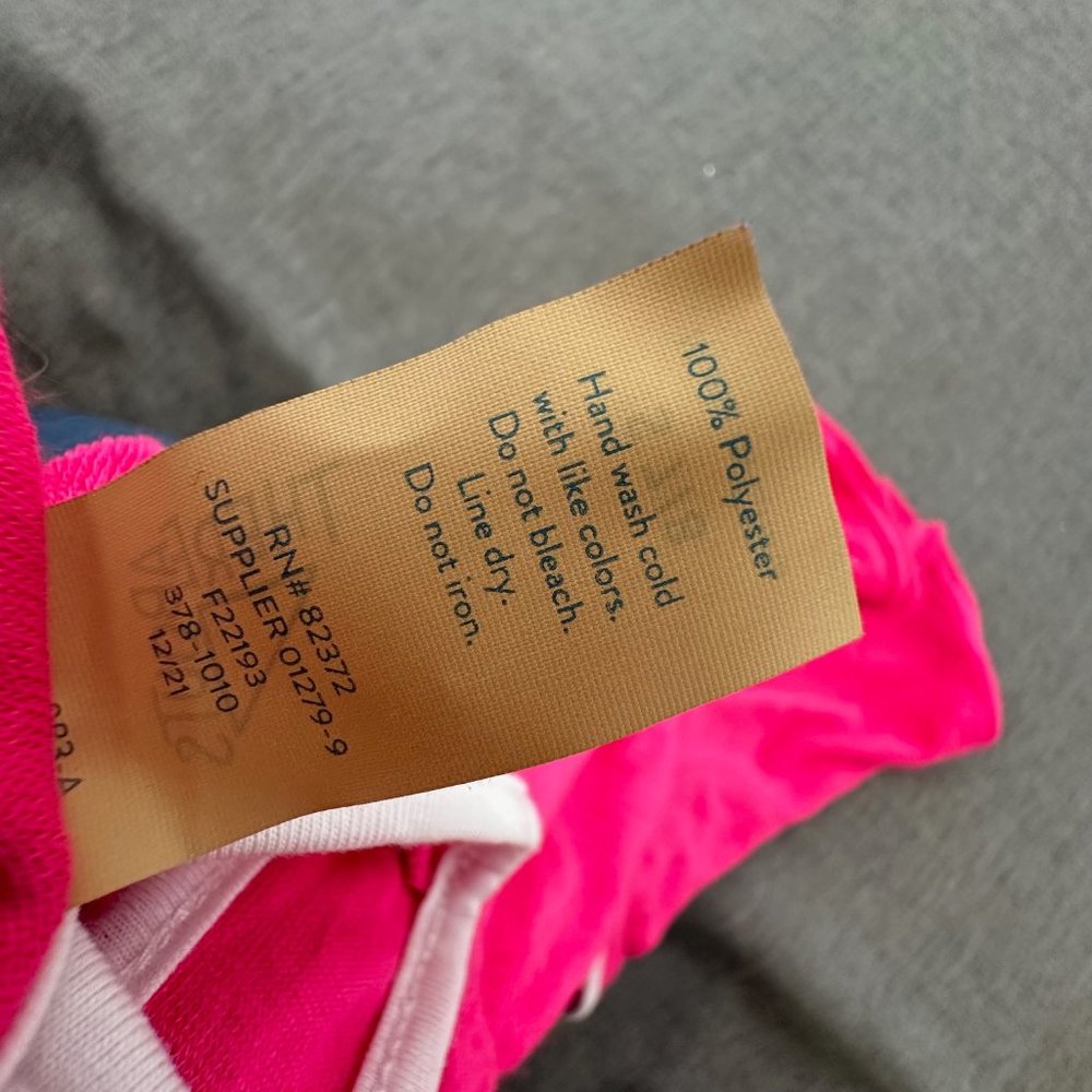 New! Thereabouts‎ Girls Swimsuit Cover Up Small 7/8 Hot Pink MSRP: $40 - Picture 9 of 11